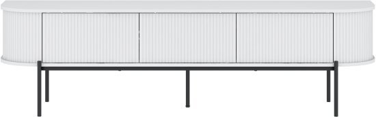 מזנון טלוויזיה מעוצב באורך 180 ס”מ דגם TV4081 מבית Step Up - צבע לבן