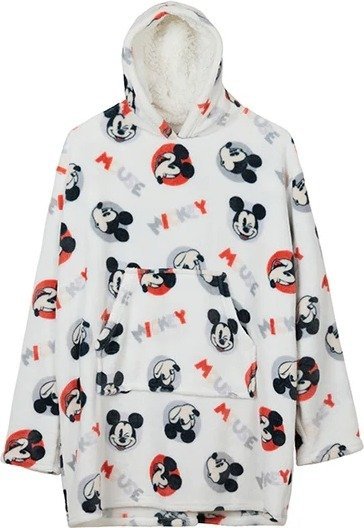 פונצ’ו פרוותי לחורף 100% פוליאסטר גילאים 7-14 מבית Homestyle - מיקי מאוס