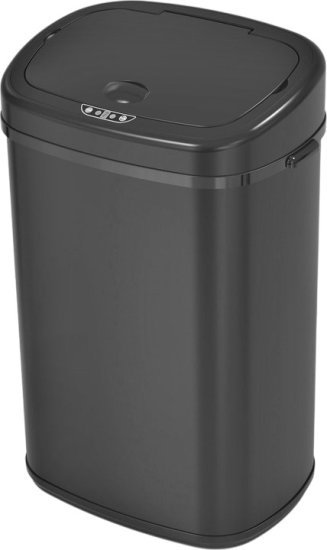 פח אשפה אלקטרוני מעוצב 58 ליטר עם חיישן אוטומטי Ramos - צבע שחור