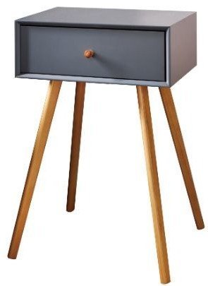 שידת לילה דגם ליאת מבית Ramos - צבע אפור