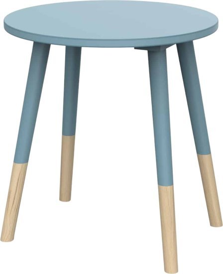 שולחן צד / כסא עגול 40 ס''מ דגם Firmiana מבית Bradex - צבע כחול