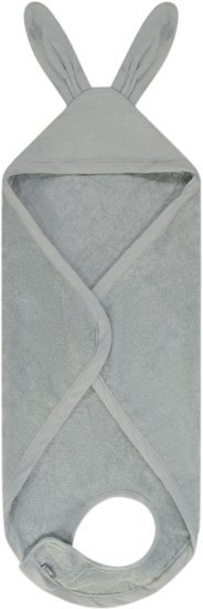 מגבת רחצה קפוצ'ון עם אוזני חיה 70x70 ס''מ מבית Minene - צבע כחול