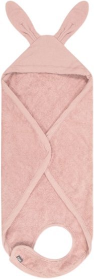 מגבת רחצה קפוצ'ון עם אוזני חיה 70x70 ס''מ מבית Minene - צבע ורוד