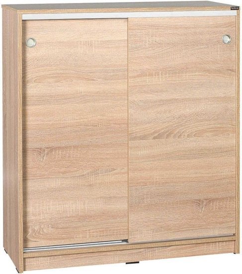 ארון שירות 4 מדפים עם דלתות הזזה דגם Jace מבית Homax - צבע חום