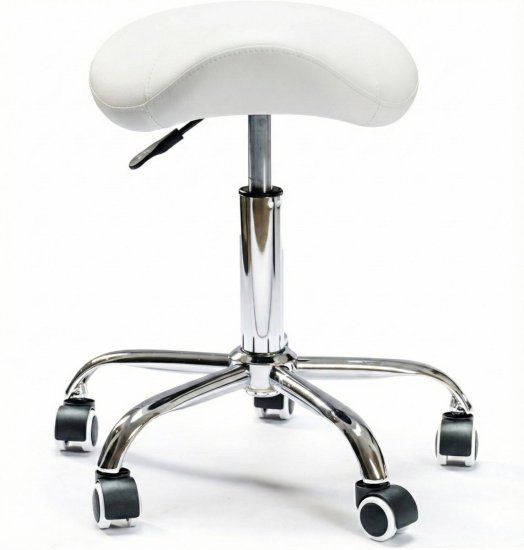 כיסא אוכף מבית המילניום - צבע לבן