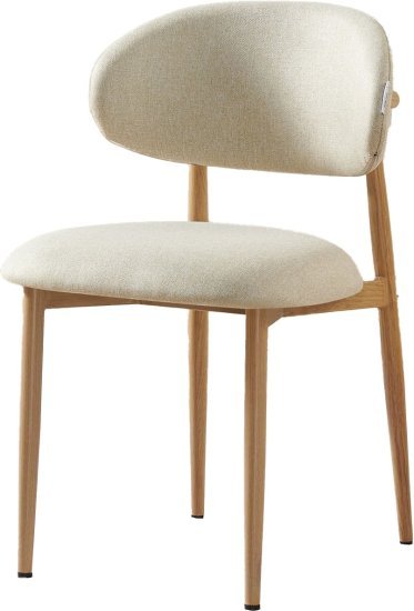 כיסא מרופד לפינת אוכל דגם Alon מבית Star Shop - צבע בז'