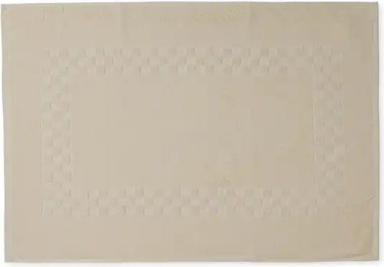 שטיחון אמבט 100% כותנה 50x70 ס''מ דגם נונה מבית ערד טקסטיל - צבע בז'