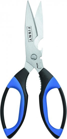 מספריים מקצועיים למטבח 20 ס''מ דגם Finny מבית Kretzer Solingen - צבע כחול