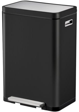 פח דוושה 45 ליטר Eko X-Cube EK9368MP-45L-BL - צבע שחור